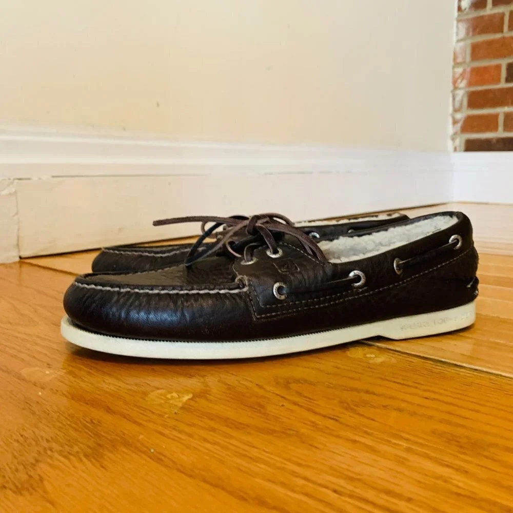 Sperry Herren Top-Sider Fur Lined Boat Shoes Mens Size 8